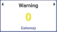 Total warning gateway readings from mobile or AMI readings